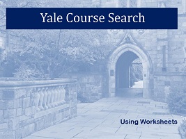 yale course worksheet